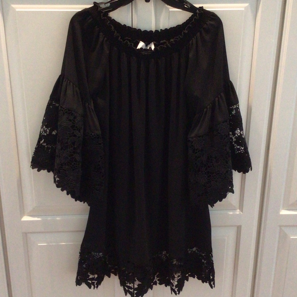 Joseph Ribkoff - Black Dress with Lace Details NwoT